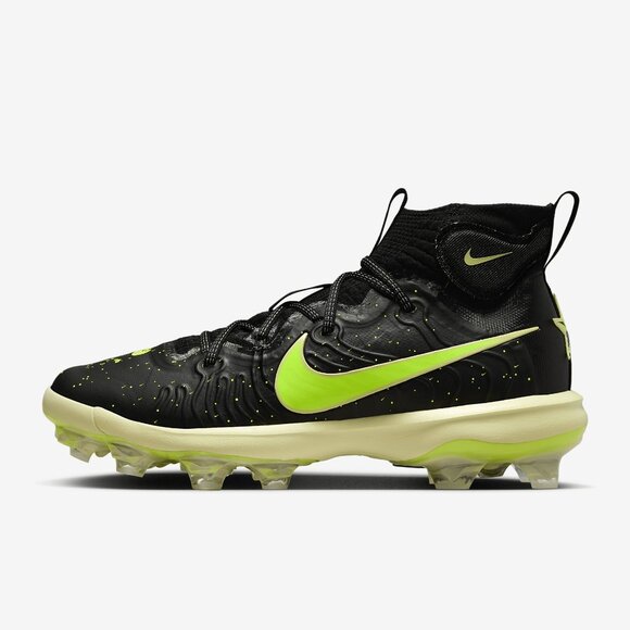 Nike Alpha Huarache NXT MCS Baseball Cleats Black/Life Lime FV6092-001 Men’s 8.5 - Picture 12 of 16